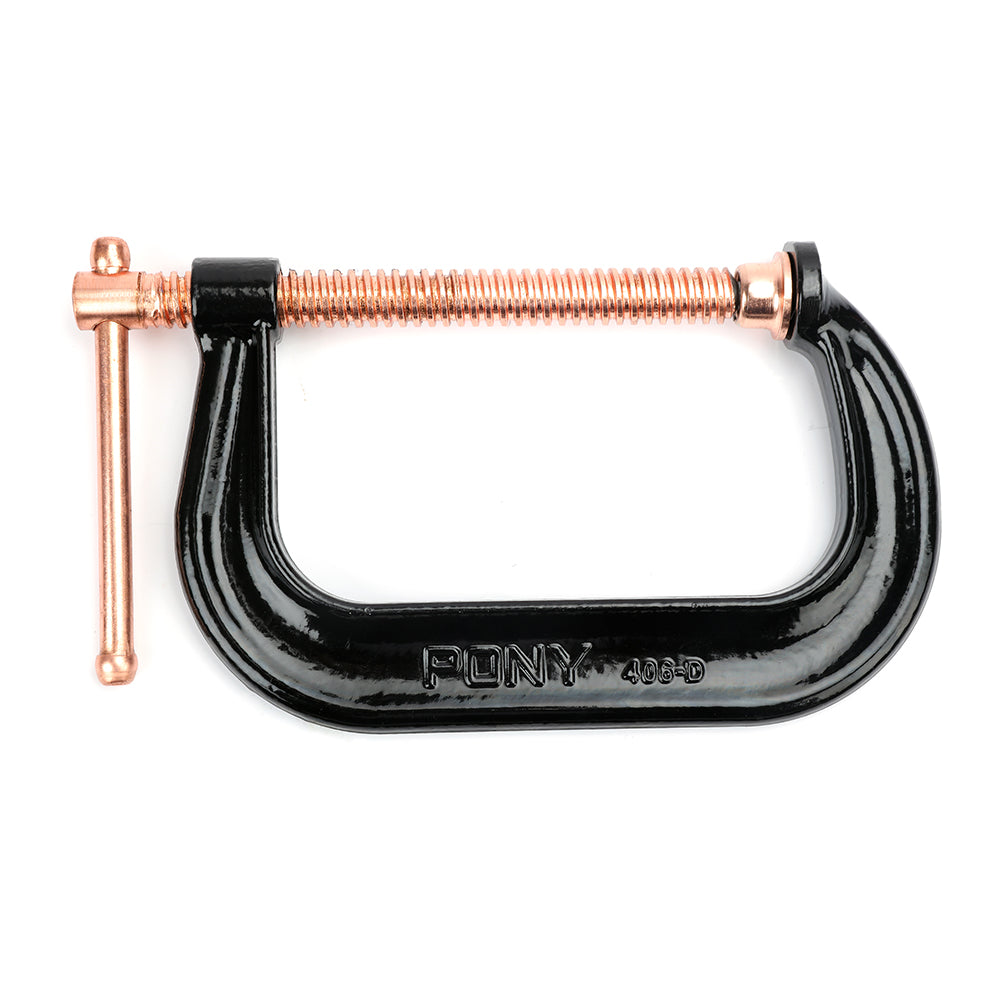 Pony 6" Drop-Forged Steel C-Clamp