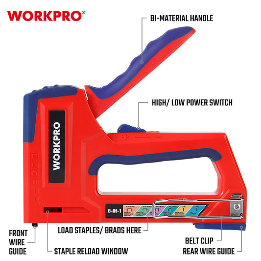 Multi-Function 6-in-1 Staple Gun