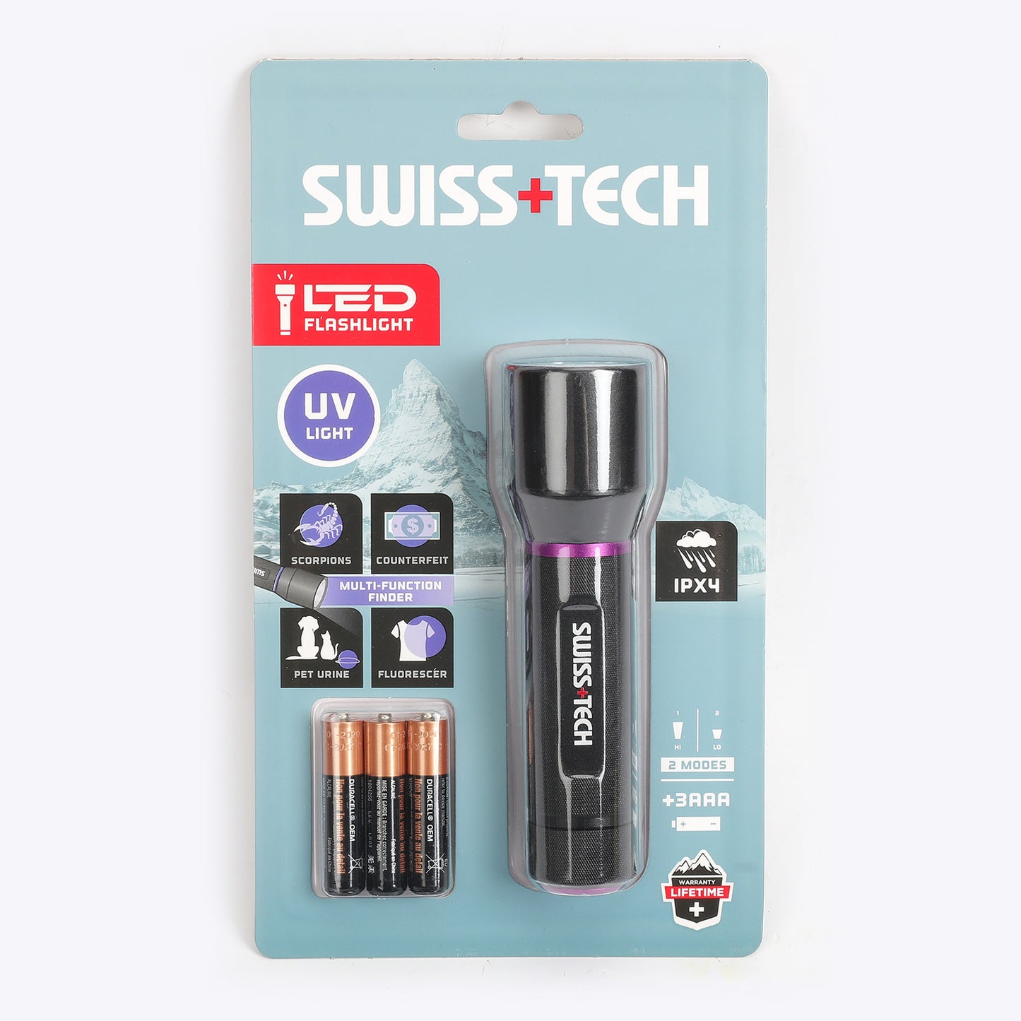 3AAA UV Torch