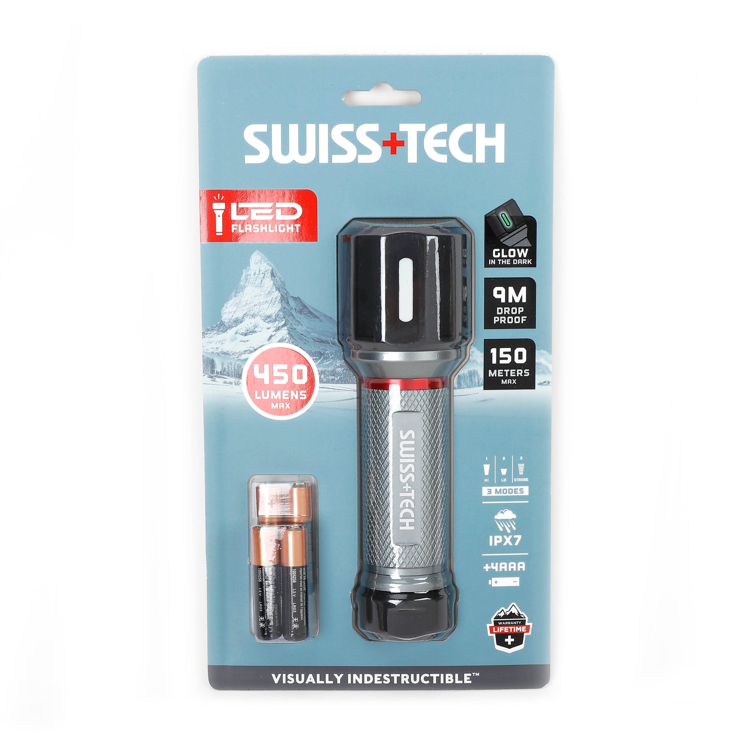 4AAA Drop Proof Aluminium torch
