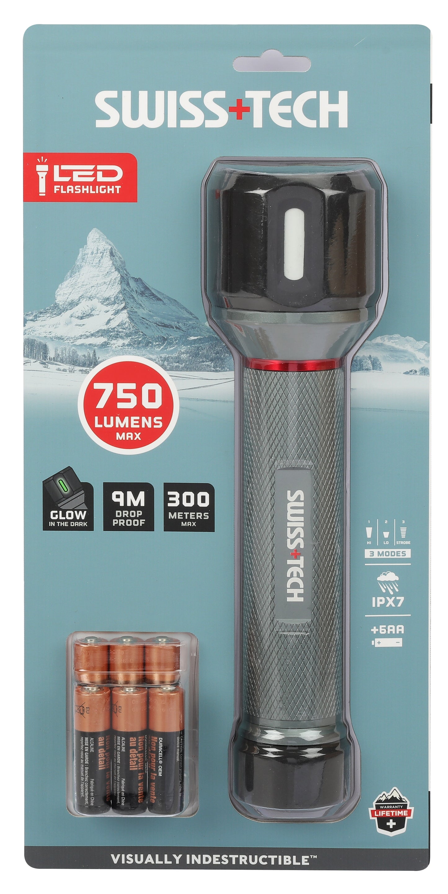 6AA Drop Proof Aluminium Torch