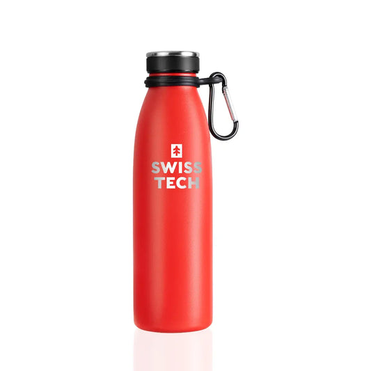 Stainless Steel Bottle 500ml/17Oz Screw Lid Red