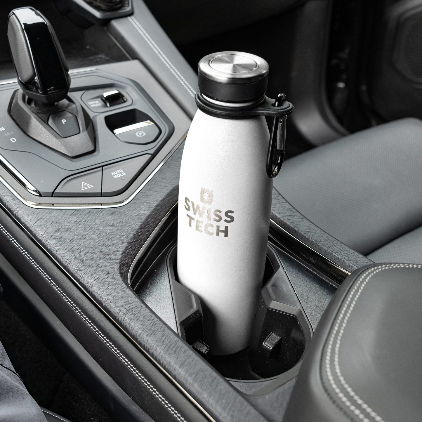Stainless Steel Bottle 500ml/17Oz Screw Lid White