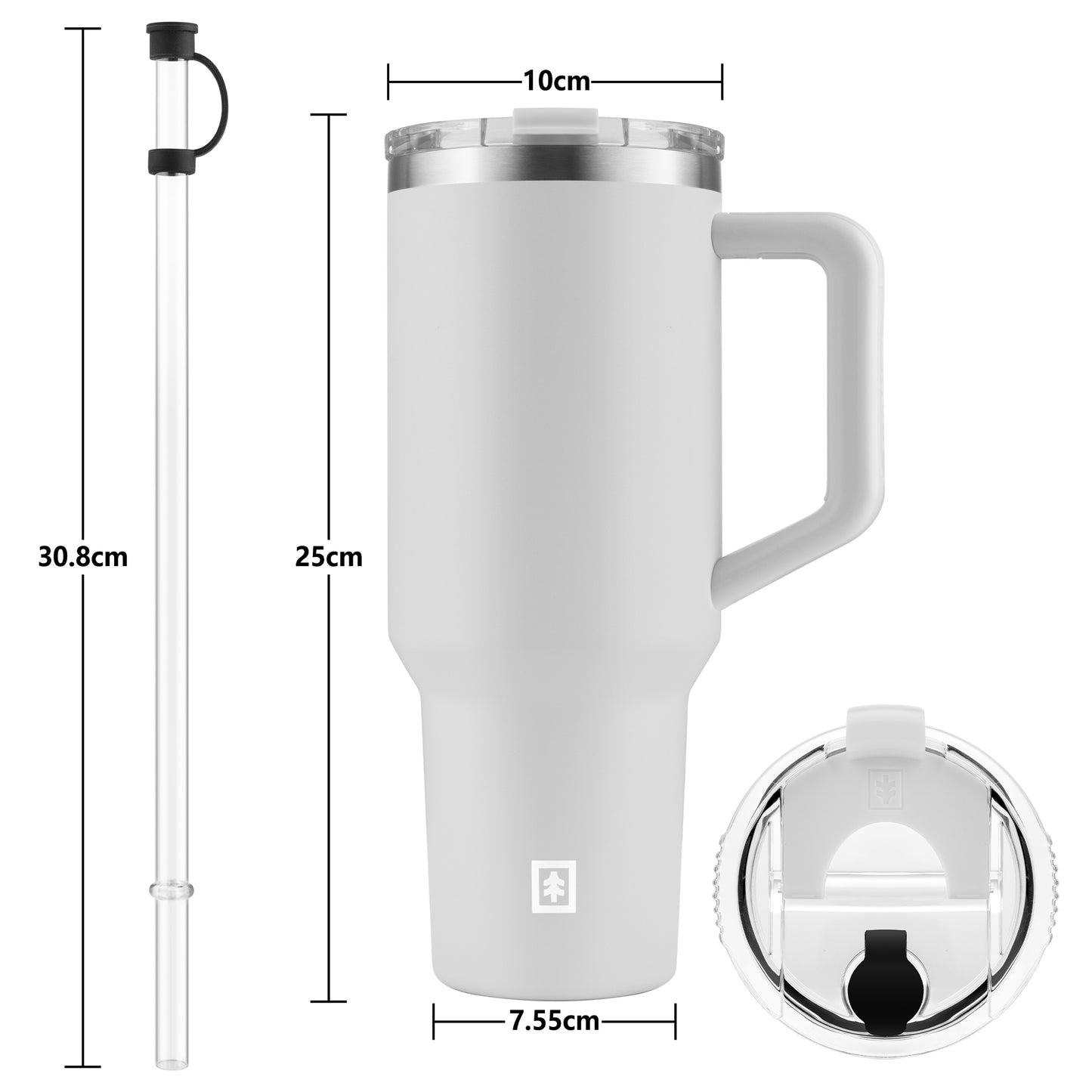 Zelda 1180ml/40Oz Bottle Dusty Grey