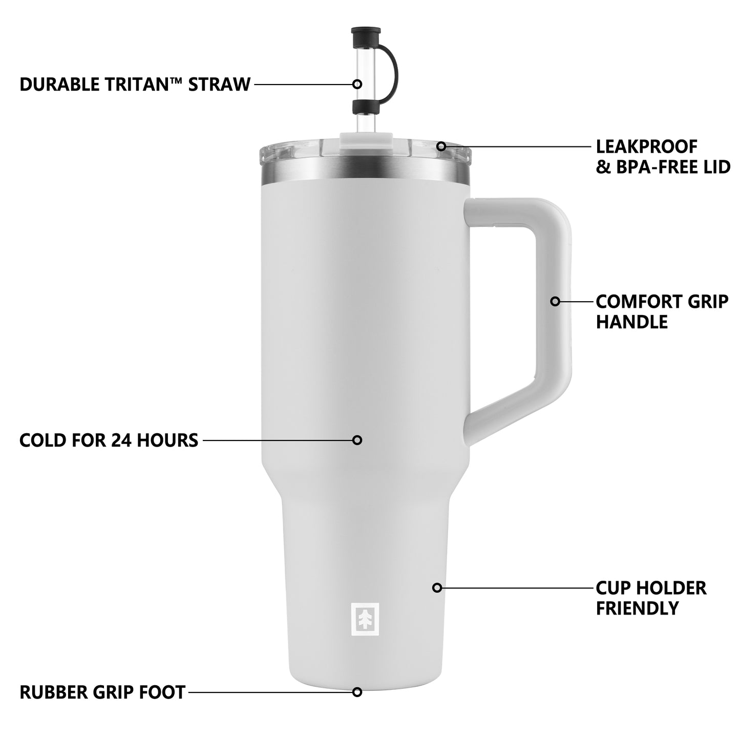 Zelda 1180ml/40Oz Bottle Dusty Grey