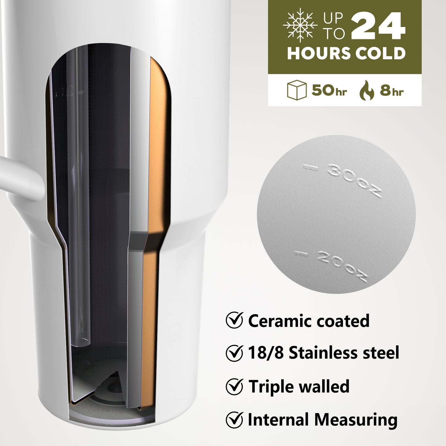 Zelda 1180ml/40Oz Bottle Dusty Grey