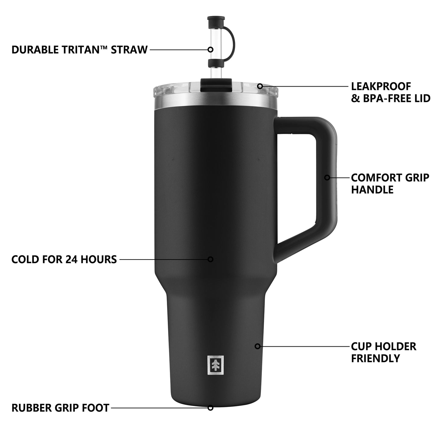 Zelda 1180ml/40Oz Bottle Black