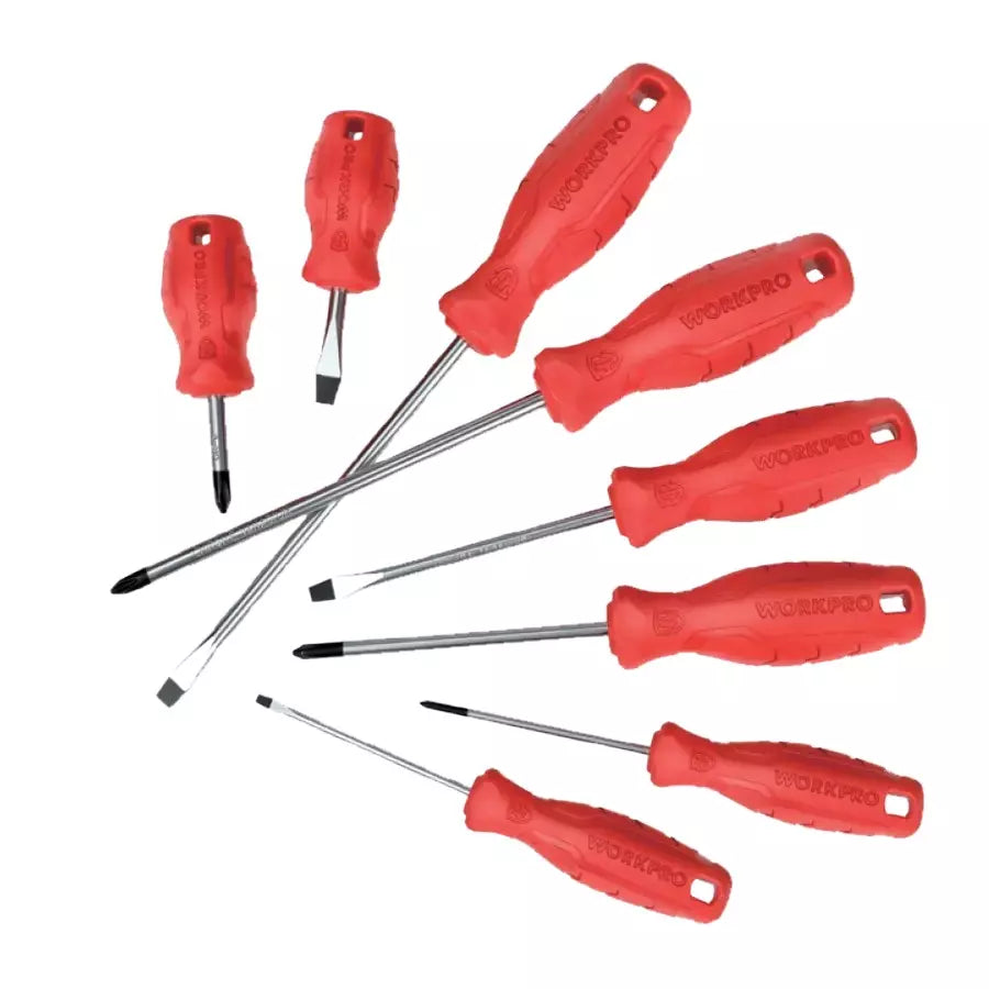 8 Piece CR-V Screwdriver Set
