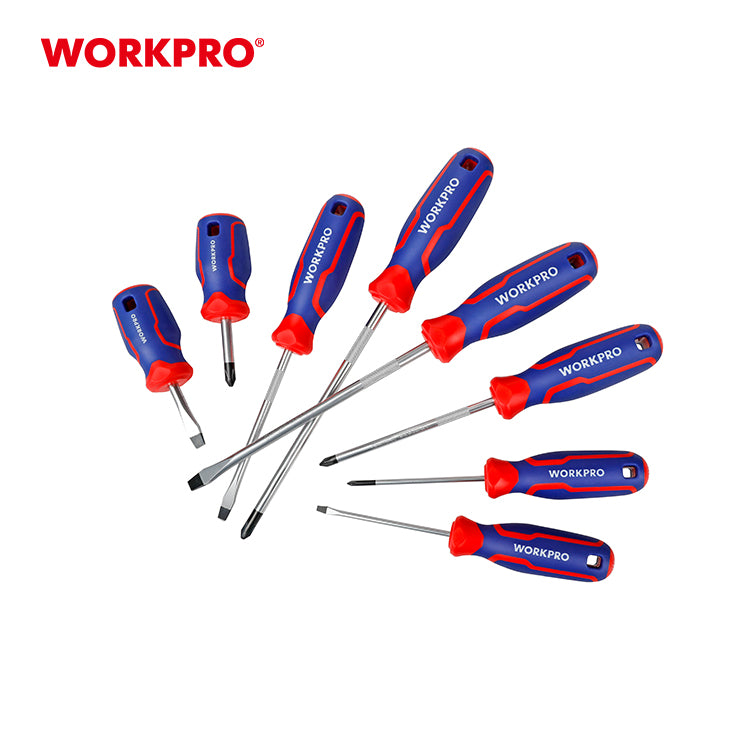 8 Piece CR-V Screwdriver Set