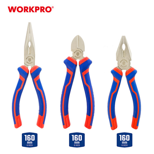 3 Piece Pliers Set 160mm, 160mm, 160mm