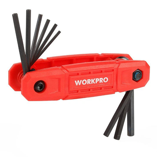 9 Piece Folding Hex Key Set