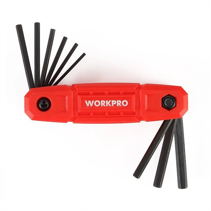 9 Piece Folding Hex Key Set