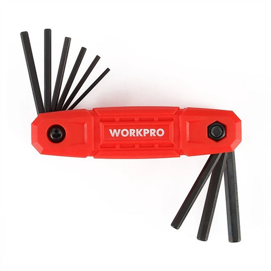 9 Piece Folding Hex Key Set