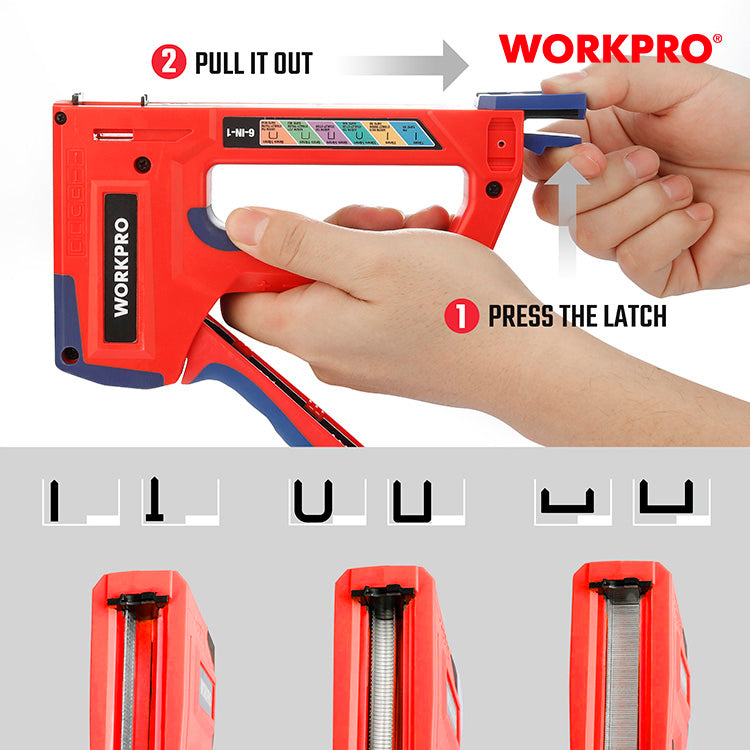 Multi-Function 6-in-1 Staple Gun