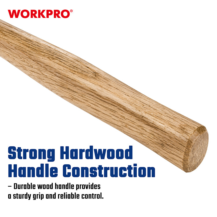 Workpro 12Oz/340g Curved Claw Hammer, Wooden Handle