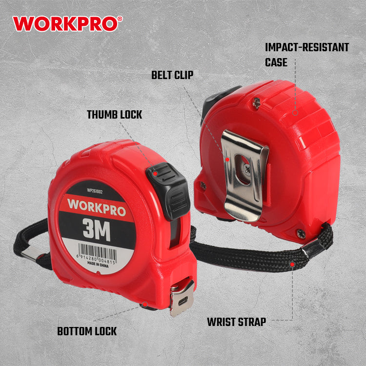 Workpro 3M Tape Measure