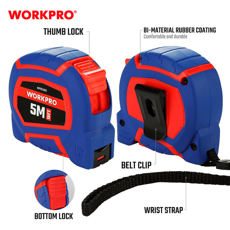 Nylon Coated Tape Measure 5m