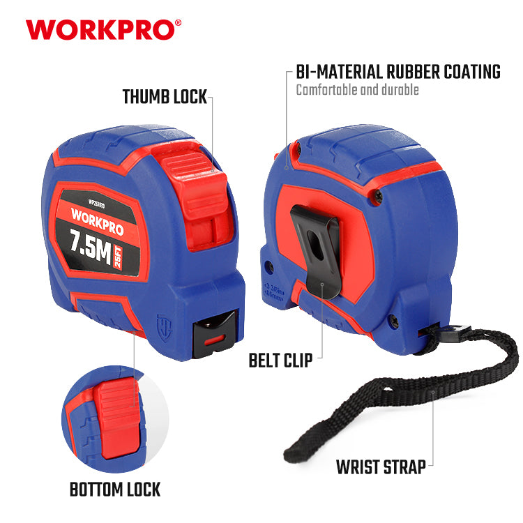 Nylon Coated Tape Measure 7.5m