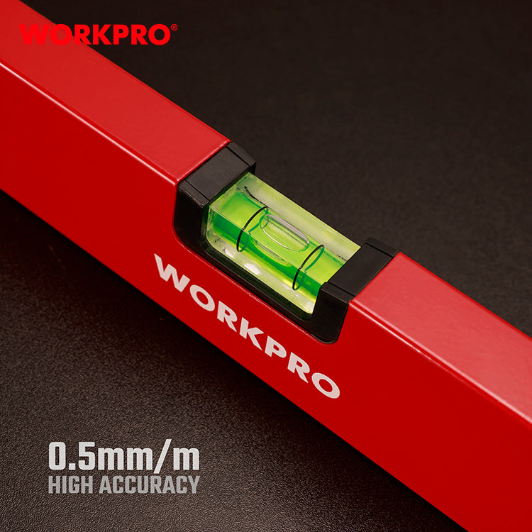 Workpro Aluminium 400mm Spirit Level