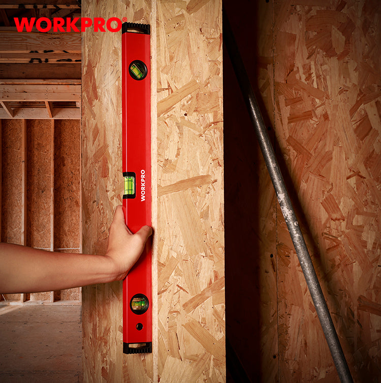 Workpro Aluminium 400mm Spirit Level
