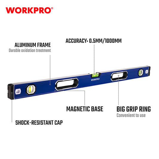 Workpro Heavy Duty 900mm Spirit Level