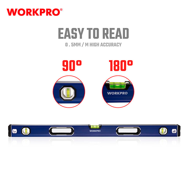 Workpro Heavy Duty 900mm Spirit Level
